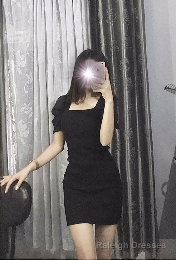 Black Mini Dress Birthday Party Gown Short Prom Dresses Main image