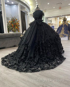 Black quinceanera dress Ball Gown Prom Dresses Evening Gown