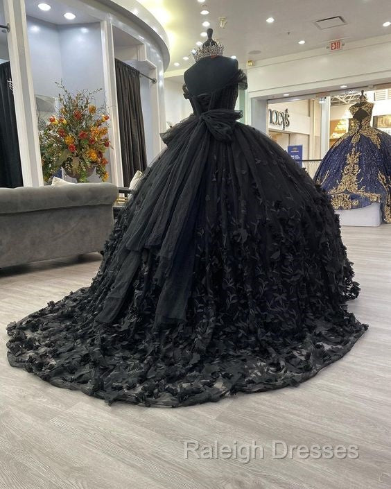Black quinceanera dress Ball Gown Prom Dresses Evening Gown