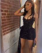 Black Short Prom Dresses Cocktail Dress Short Prom Dresses