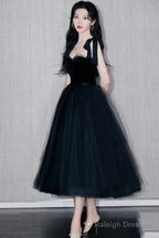 Black Tulle Short Prom Dress A-Line Homecoming Prom Dress