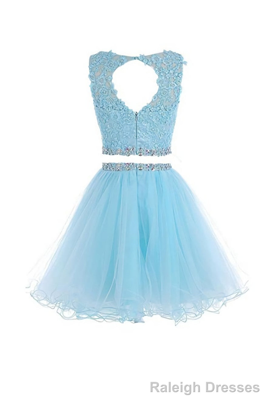 Black Two Piece Tulle Homecoming Dress, Lovely Party Dress Secondary image