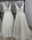 Bling Bling Sequin Ball Gowns V Neck Wedding Dresses