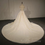 Bling Bling Wedding Dress Sequins Off Shoulder