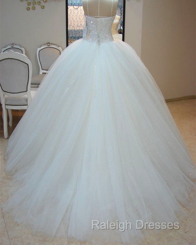Bling Sweetheart Wedding Dress Ball Gown Secondary image