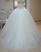 Bling Sweetheart Wedding Dress Ball Gown