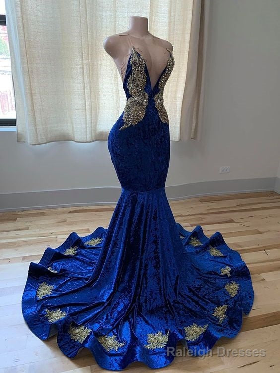 Blue Formal Dress Sexy Glitter Prom Dress Main image