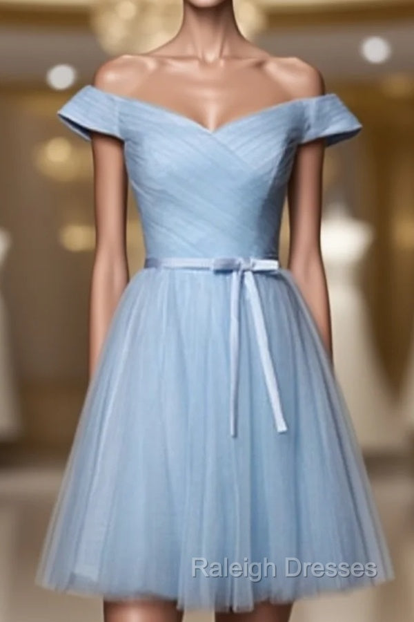 Blue Homecoming Cocktail Dresses Knee Length Main image