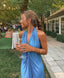 Blue Simple Prom Dresses Prom Gowns Prom Dresses Bridesmaid Dresses