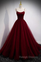 Burgundy Ballgown Long Prom Dress with Removable Jacket