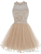 Burgundy Homecoming Dress Beading