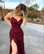 Burgundy Long Prom Dresses, Evening Dresses,Party Dresses, Formal Dress