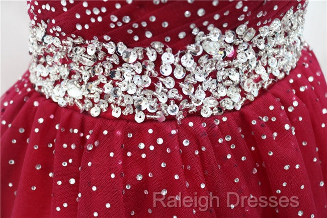 Burgundy Long Tulle Off Shoulder Prom Dresses Junior Prom Dress