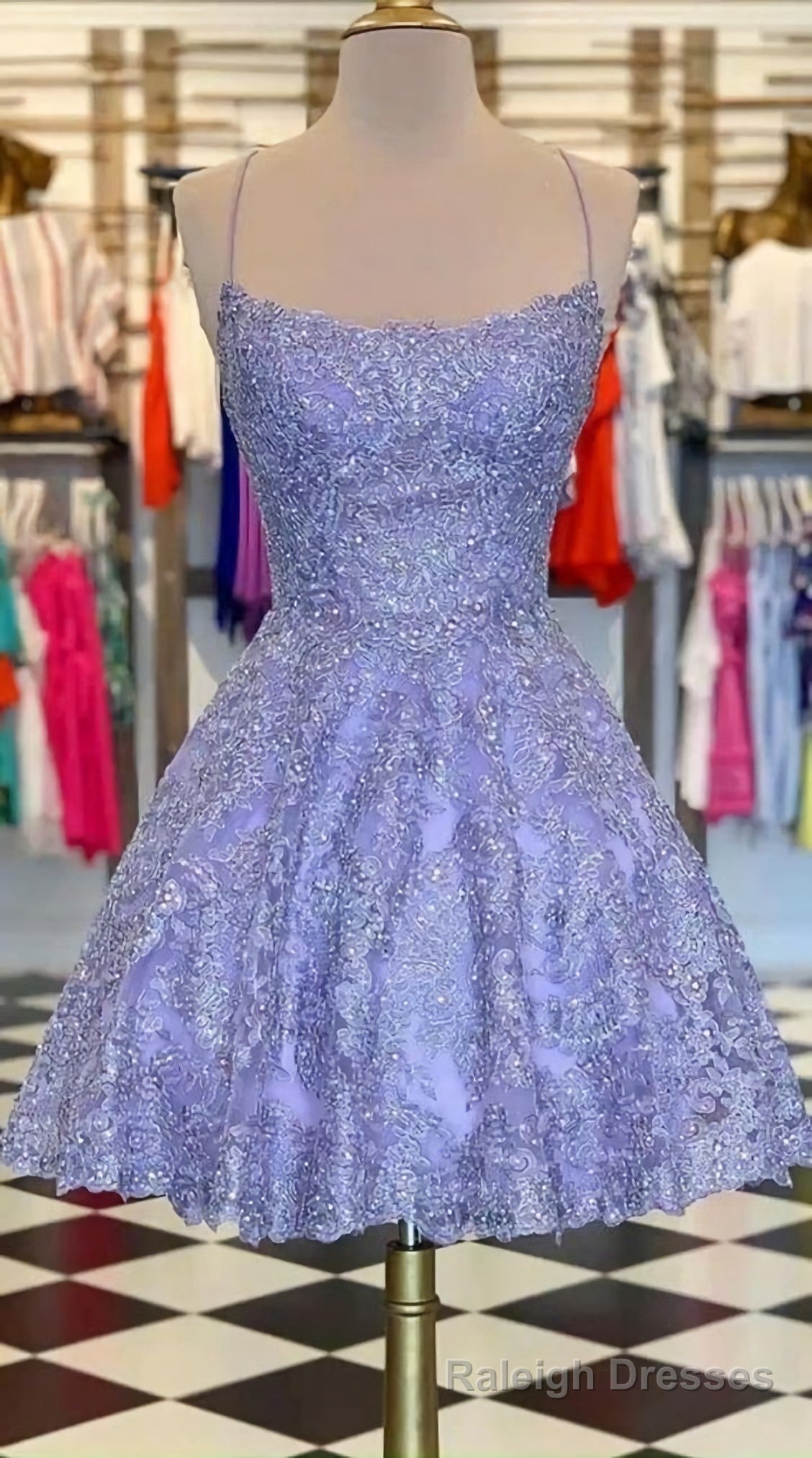 Short Homecoming Dresses, Formal Lace Dresses, For Teens Main image