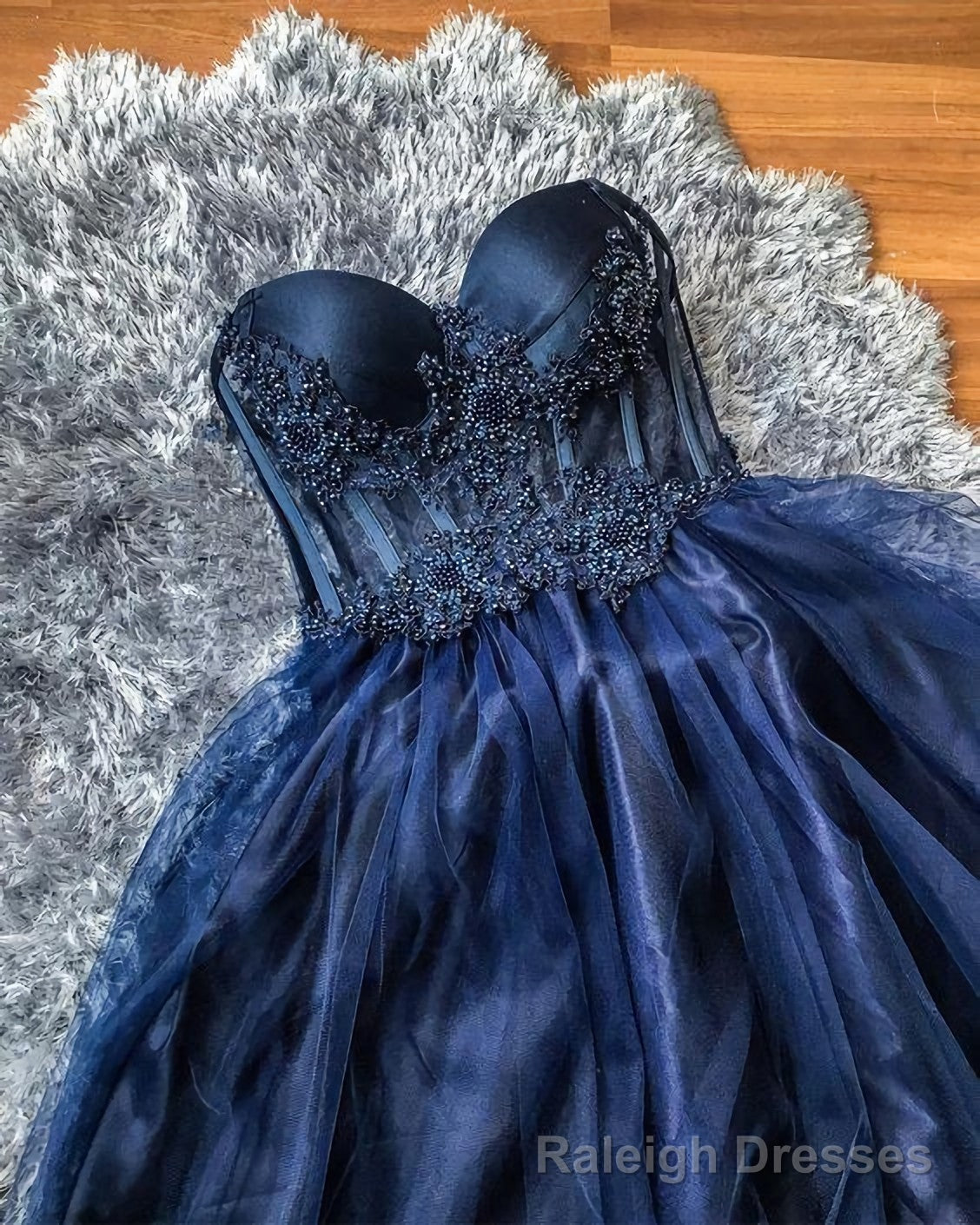 Prom Dress, Ball Gown Formal Dress, Evening Gown Navy Blue Evening Dress Main image