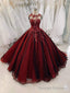 Unique Red Vintage Wedding Dress, Made To Measure Wedding Dress, Prom Dress, Prom Gowns