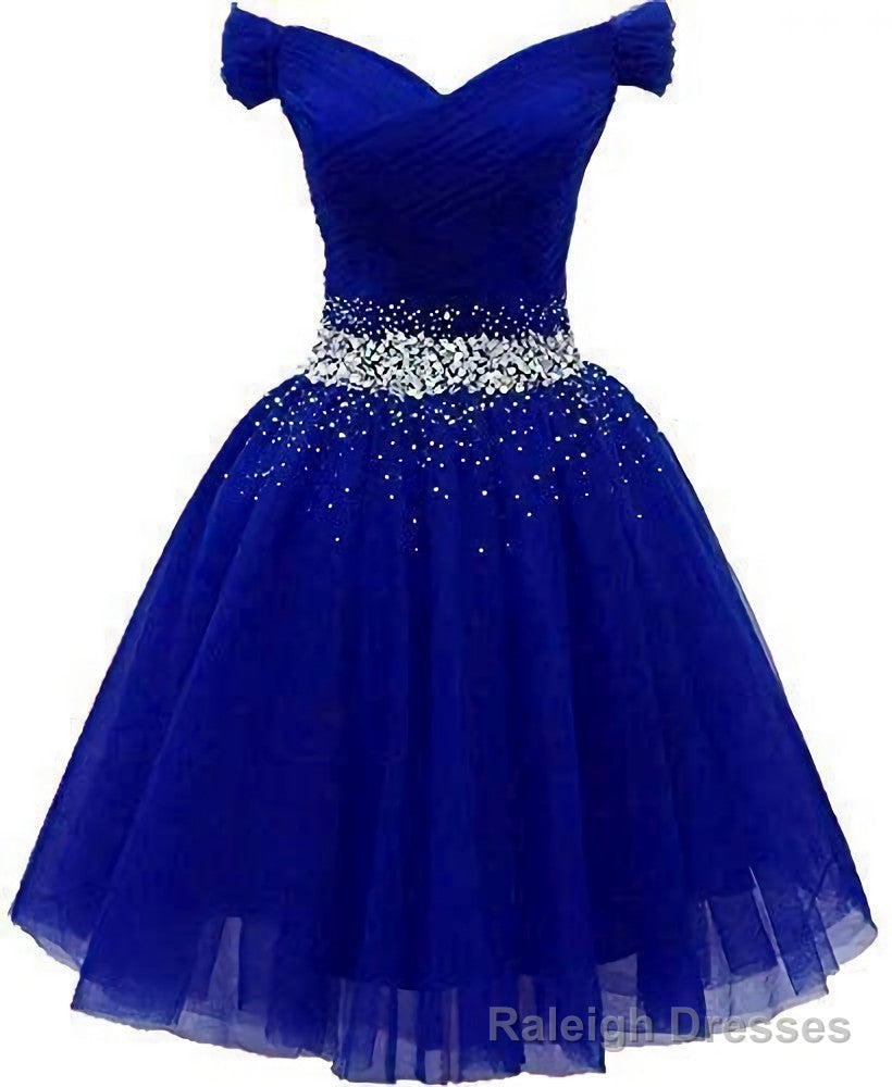 Short Dress, For Juniors Off The Shoulder Homecoming Dress, Custom Made