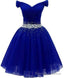 Short Dress, For Juniors Off The Shoulder Homecoming Dress, Custom Made