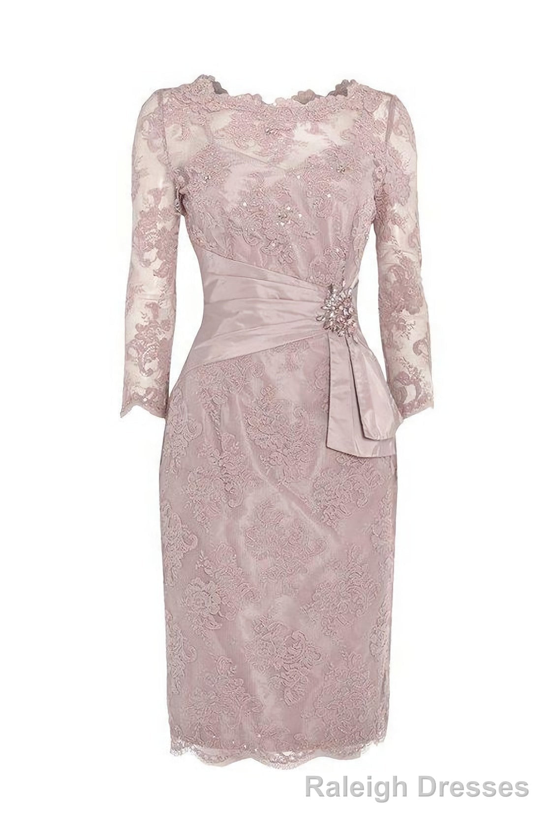 New Arrival Sheath Mothers Dresses, With Lace Blink Sequins Elegant Mother Of The Bride Dress, Long Sleeve Prom Gown Prom Dress