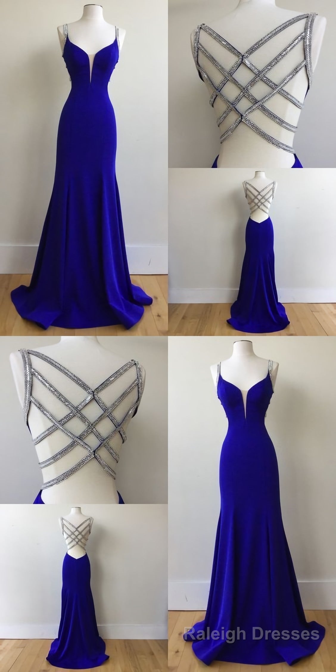 Royal Blue Prom Dress, For Teens Prom Dresses, Graduation School Party Gown Main image