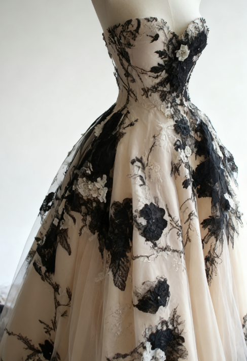 Light Champagne A-Line Sweetheart Neckline Tulle Applique Wedding Dresses Vintage Long Prom Gowns