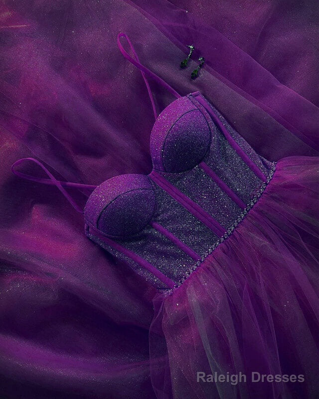 Champagne Sparkly Sweetheart Corset Tulle Dress Secondary image