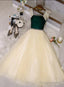 Champagne Tulle And Lace Pearls Prom Dress Short Prom Dresses Homecoming Dress