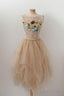 Champagne Tulle Homecoming Dress