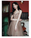 Champagne Tulle Knee Length Beaded Sweetheart Prom Dresses Short Homecoming Dresses Prom Dresses