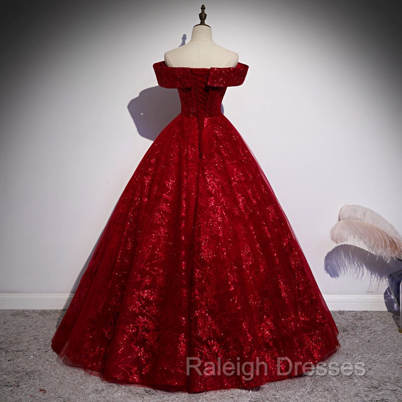 Charming Lace Sweetheart Off Shoulder Gown, Prom Party Dress Secondary image