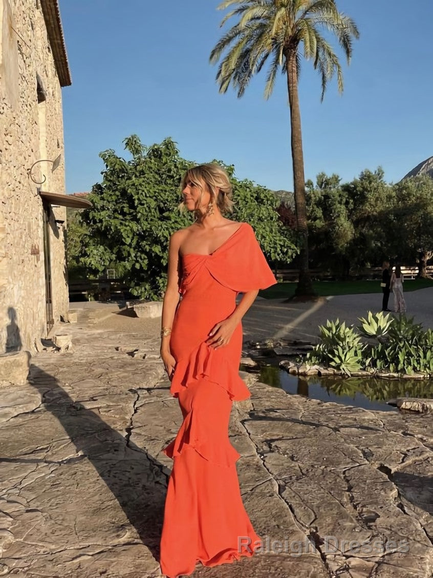 Charming Prom Dress Orange Prom Dress