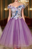 Charming Sleeveless Tulle Short Homecoming Dresses