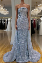 Charming Starpless Sequins Beads Long Prom Dress Overskirt