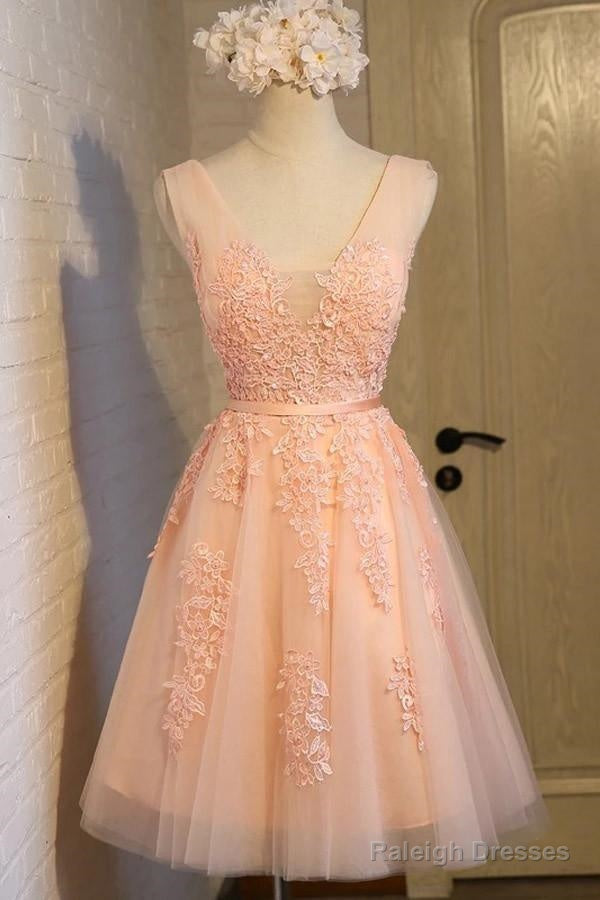 Charming Tulle Cute Homecoming Dress Short Prom Dress Main image