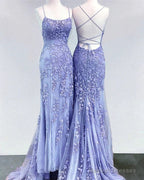 Cheap Lace Applique Mermaid Corset Prom Dress Long Prom Dresses Lace Up Back