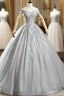 Check Out Entire Collection Silver Gray Sequins Appliques Off the Shoulder Quinceanera Dress