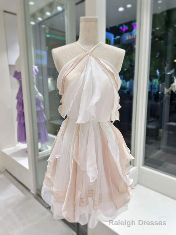 Chic A-Line Chiffon Homecoming Dresses 18Th Birthday Outfits Secondary image