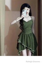 Chic A-Line Spaghetti Straps Short Beach Dresses Birthday Dress Birthday Outfits