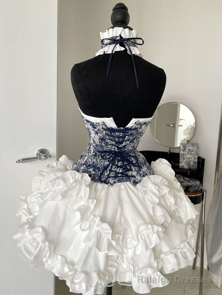 Chic A-Line White Long Sleeves Homecoming Dresses 16Th Birthday Outfits