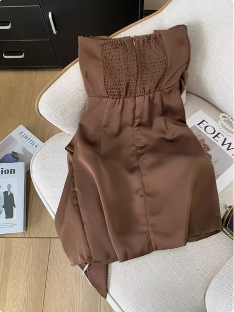 Chic Ball Gowns Brown Homecoming Dresses 16Th Birthday Outfits Secondary image
