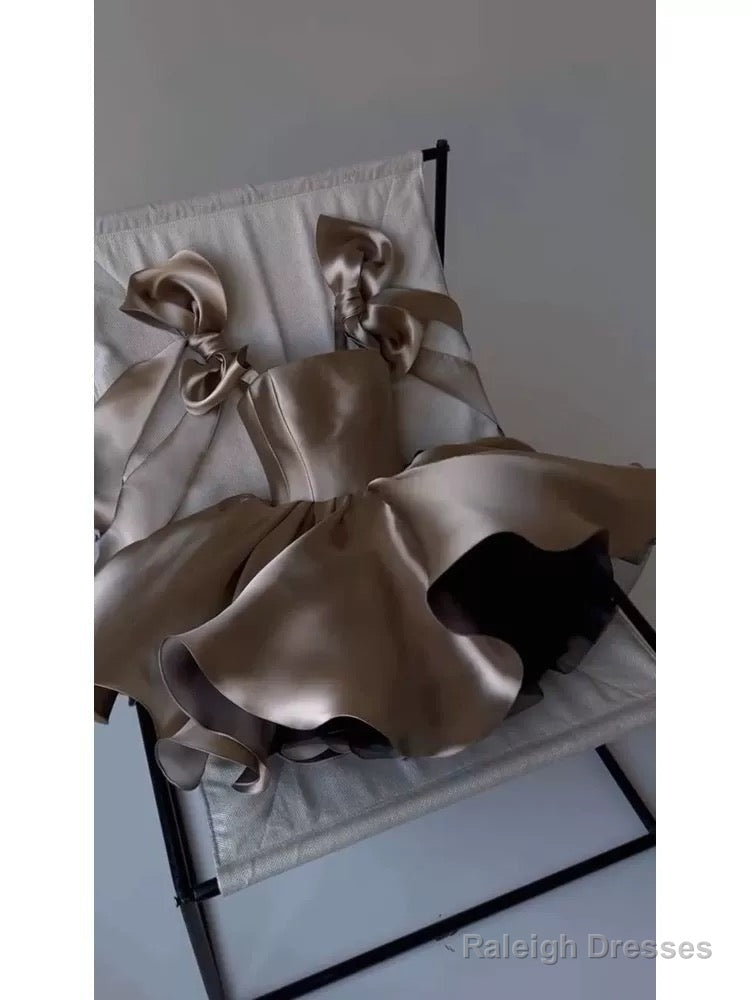 Chic Ball Gowns Brown Homecoming Dresses 16Th Birthday Outfits