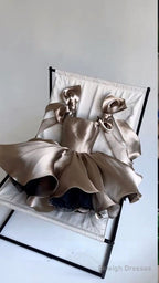 Chic Ball Gowns Brown Homecoming Dresses 16Th Birthday Outfits