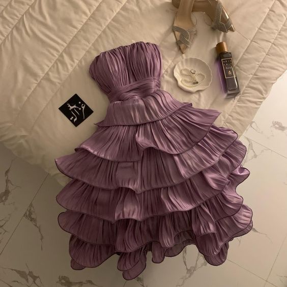 Chic Ball Gowns Strapless Short Homecoming Dresses 18Th Birthday Outfits Main image