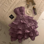 Chic Ball Gowns Strapless Short Homecoming Dresses 18Th Birthday Outfits