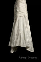 Chic Mermaid Sweetheart Taffeta Ivory Long Wedding Dress Bridal Dresses