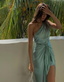 Chic One Shoulder Satin Prom Dresses Prom Dresses Long Prom Dresses
