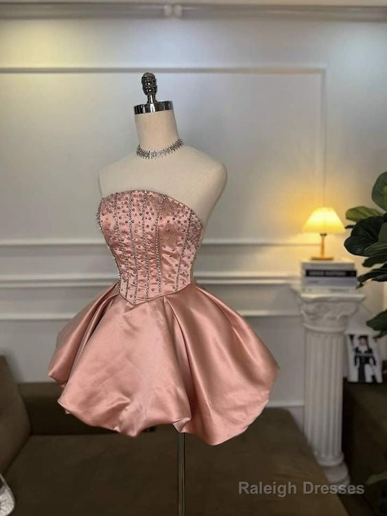 Chic Pink Homecoming Dress 18Th Birthday Outfits Main image