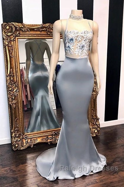 Chic Sequins Sleeveless Mermaid Prom Dresses Glitter New Arrival Halter Red Evening Gowns Secondary image