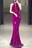 Classic Mermaid Sequin Prom Dresses Long Prom Dress
