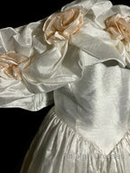 Classy Ball Gown Off The Shoulder Lace Ivory Long Wedding Dress Bridal Dresses